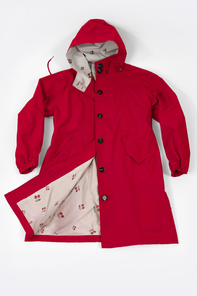 CHERRY RED WINDBREAKER
