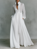 Cintia | Vestido maxi minimalista