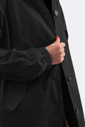 LUXE BLACK WATERPROOF WINDBREAKER