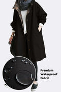 LUXE BLACK WATERPROOF WINDBREAKER