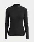 The Sable Mock Neck Top