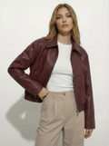 Capri Faux Leather Jacket