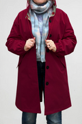 BURGUNDY BLOSSOM WINDBREAKER