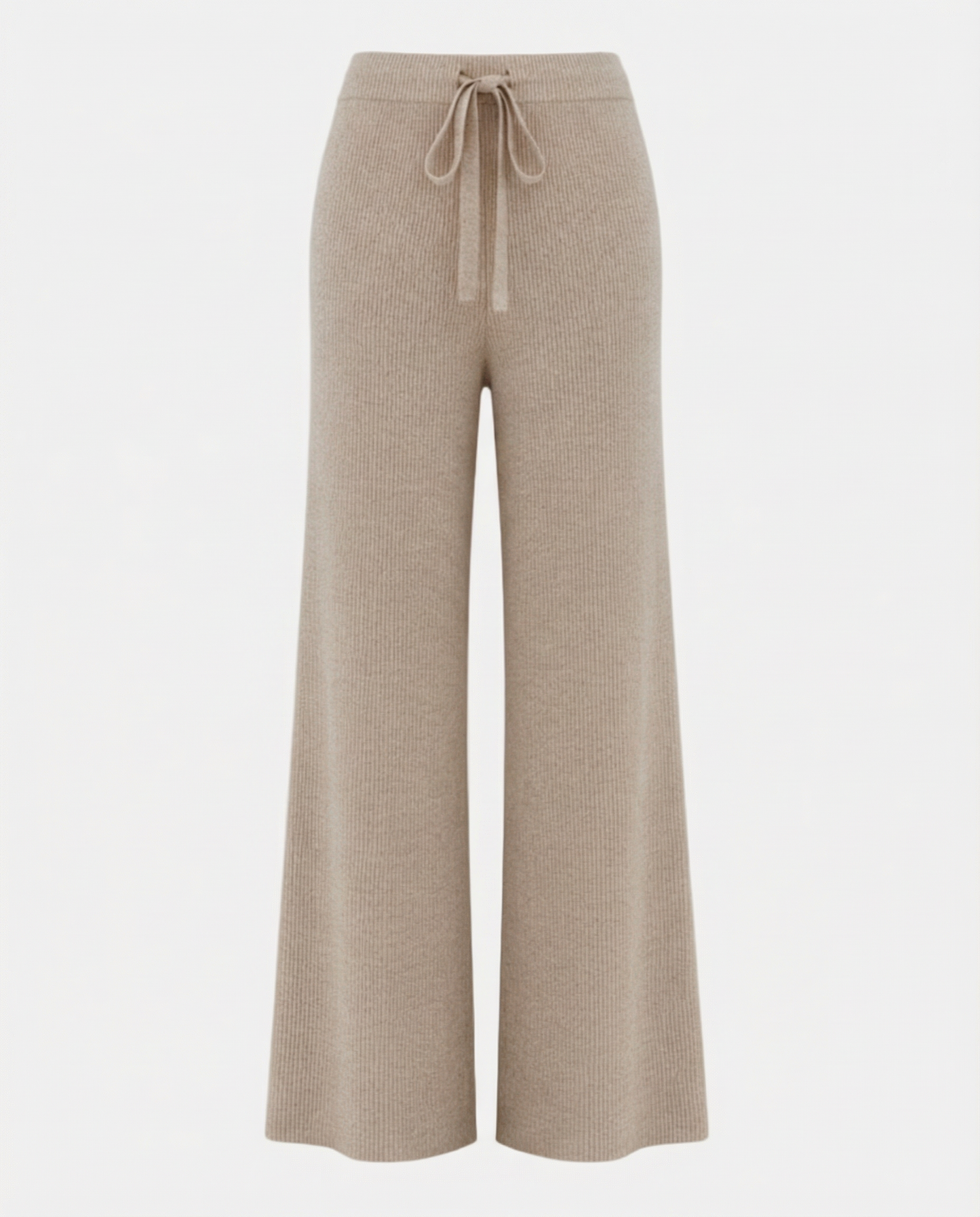 Wide Leg Knit Trousers
