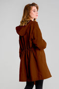 BURNT BROWN WINDBREAKER