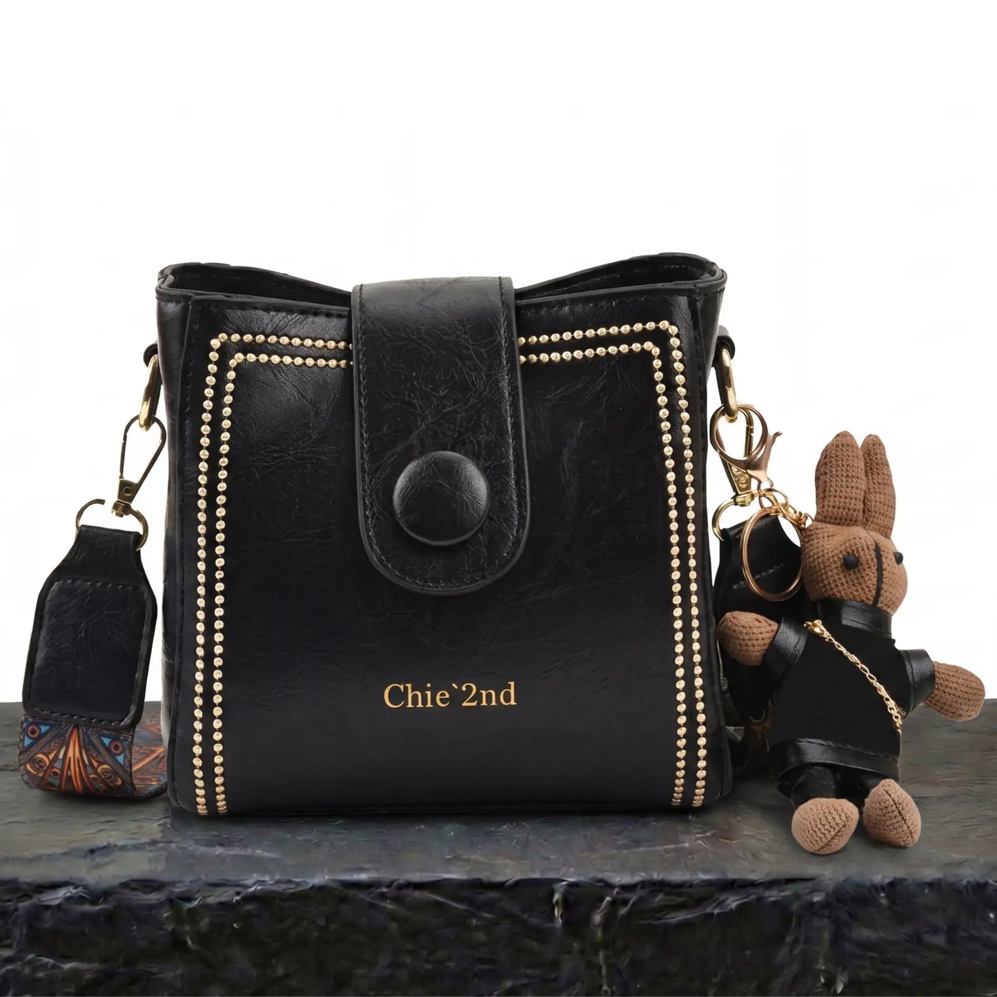 Bolso tipo Satchel + Muñeco Arion de regalo