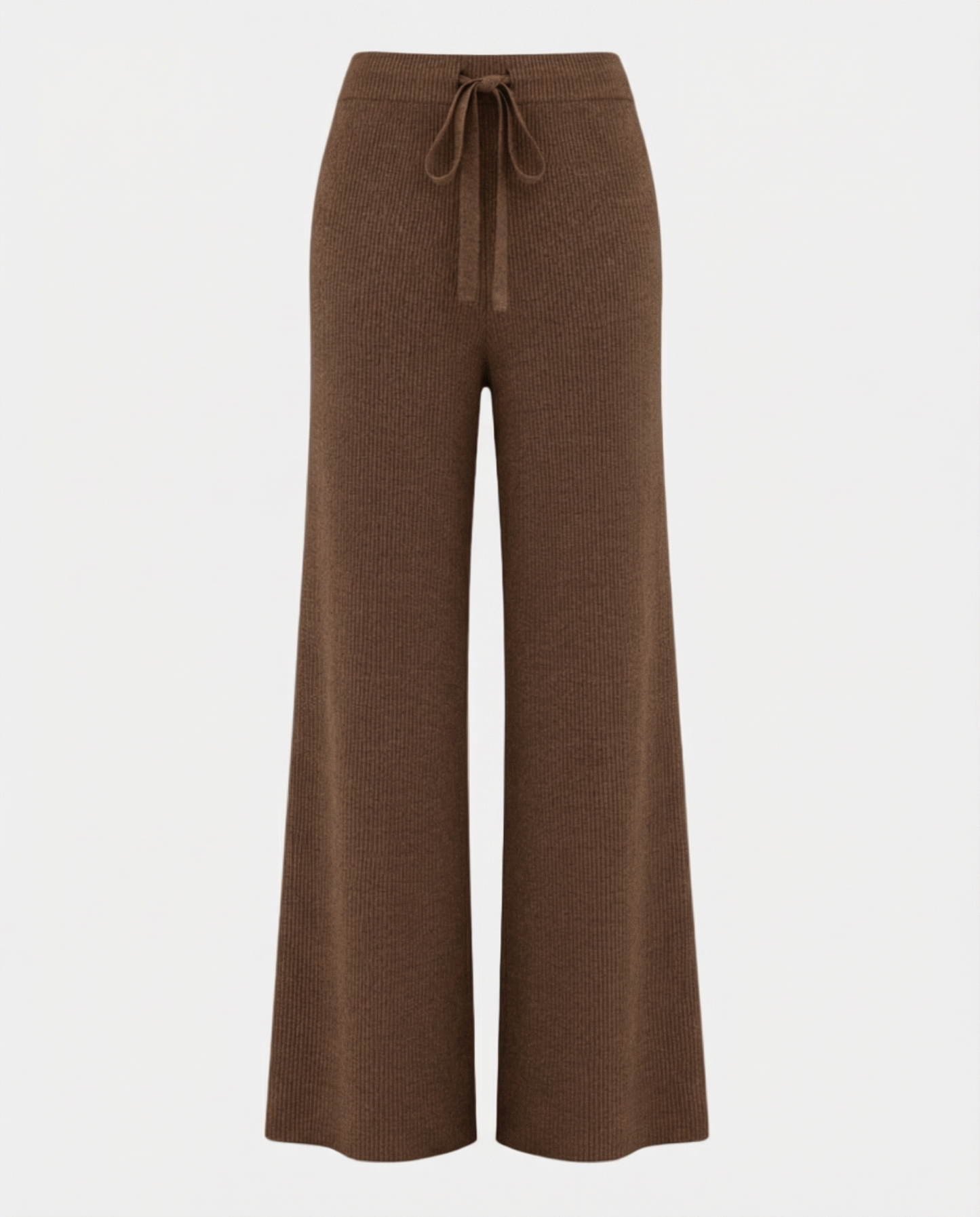 Wide Leg Knit Trousers