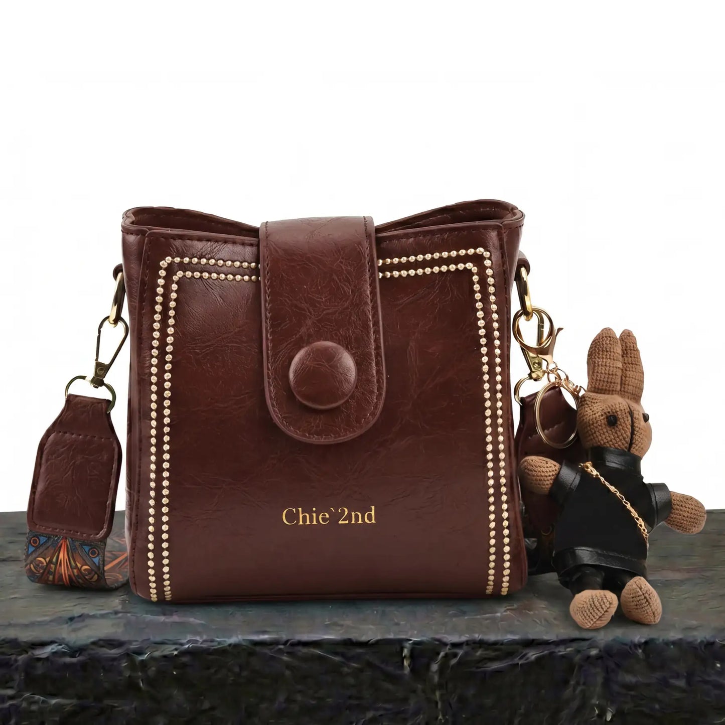 Bolso tipo Satchel + Muñeco Arion de regalo