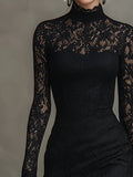 Magda | Vestido largo de encaje