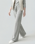 Wide Leg Knit Trousers