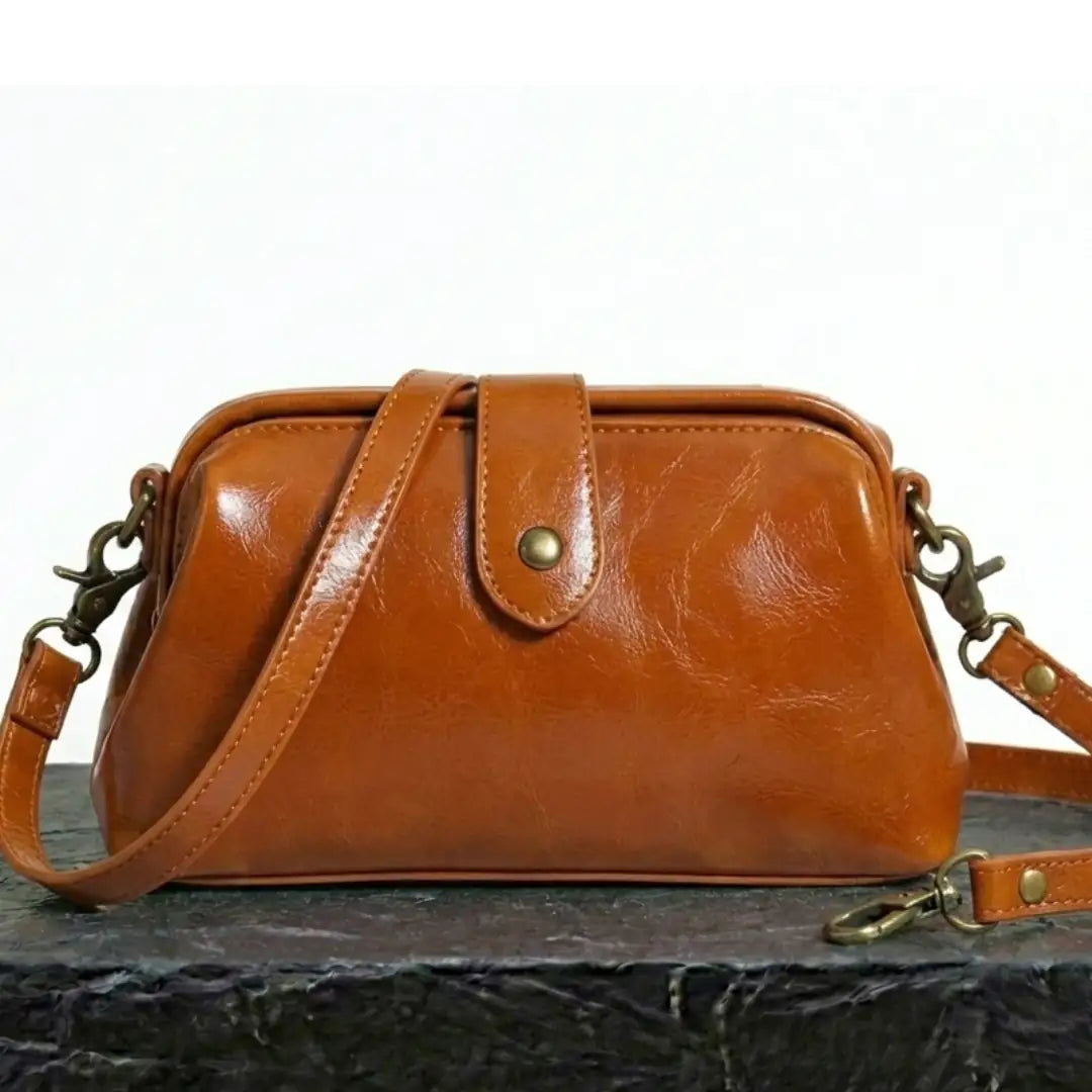 Bolso Arion Vintage - Cognac brillante