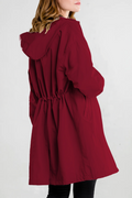 BURGUNDY BLOSSOM WINDBREAKER
