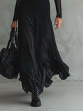 Yedra | Vestido maxi fluido de tul