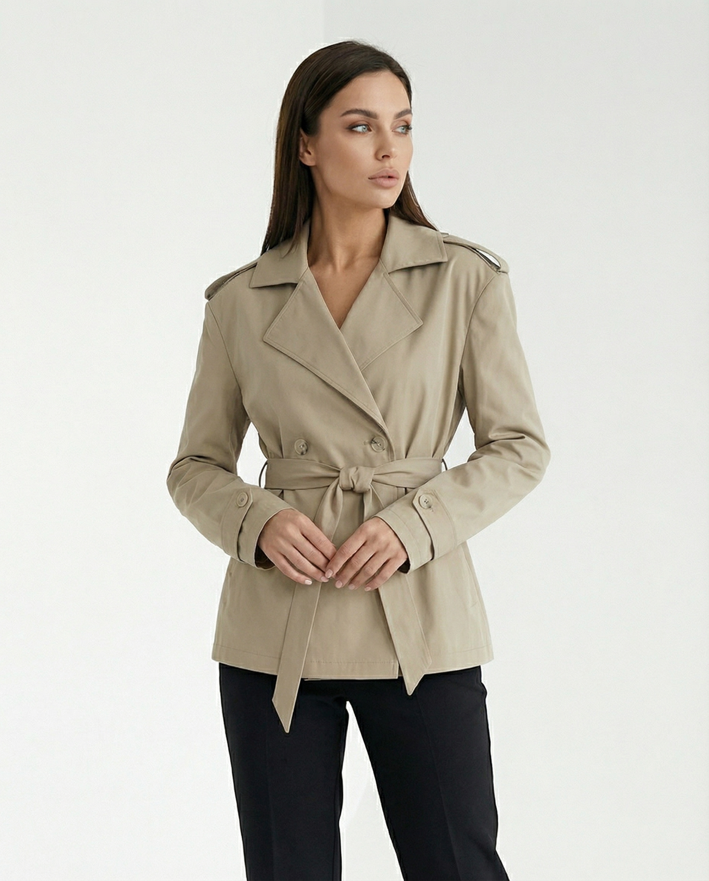 Blair Trench Tie Waist Coat