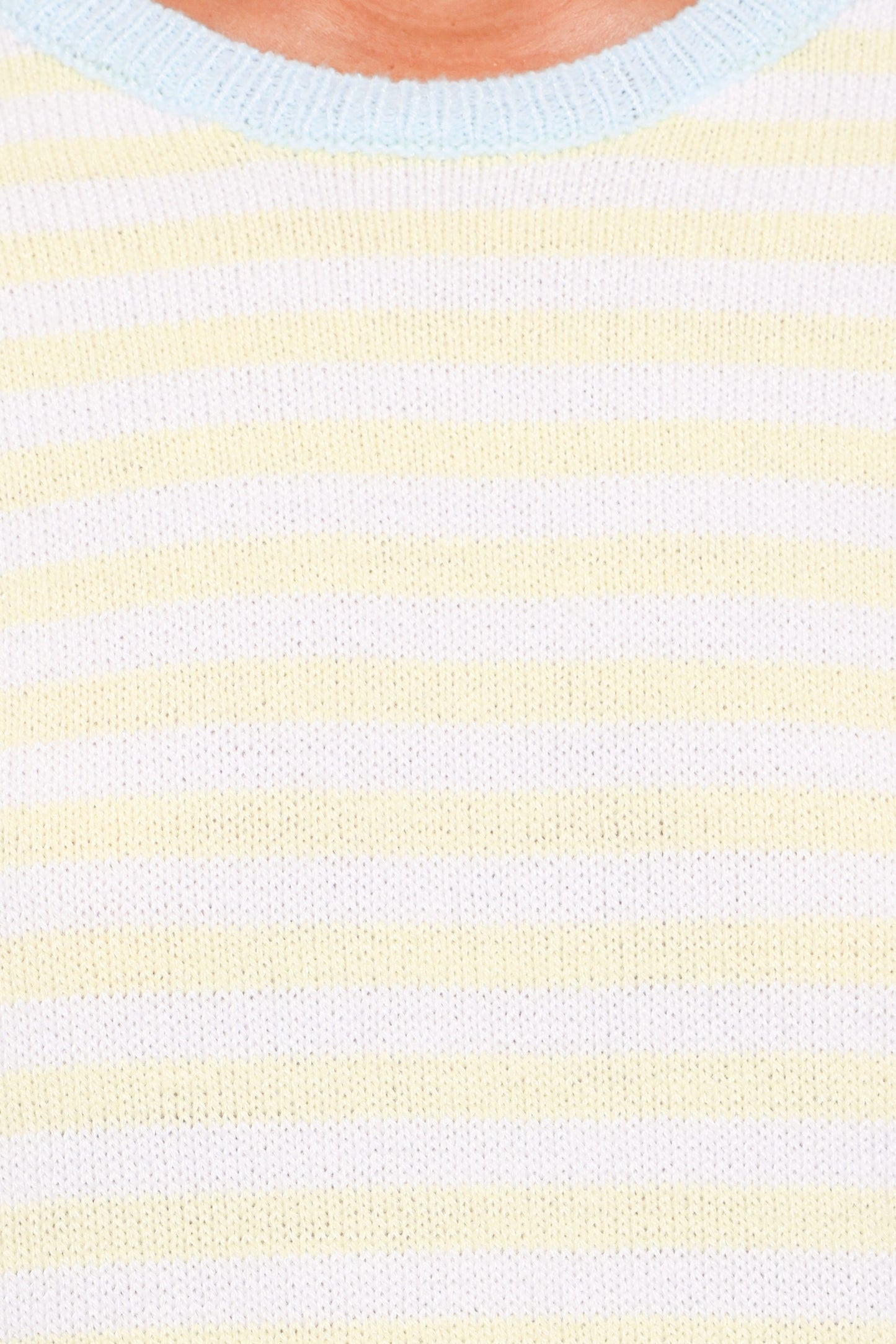 Gloria | Sweater Relajado a Rayas - Amarillo