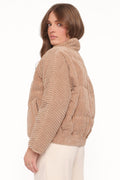 Meldon | Chaqueta Teddy Peluche - Café