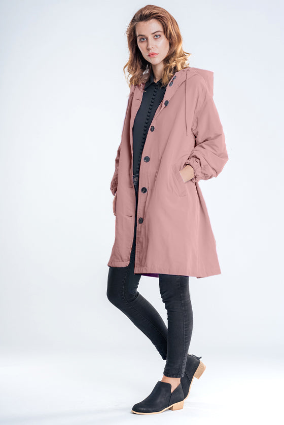 PASTEL PINK WINDBREAKER