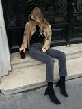 Chaqueta de ante sintético Marissa