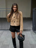 Chaqueta de ante sintético Marissa