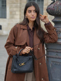 Gabardina Molly de ante sintético